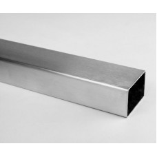 Teava inox satinat  40 x 40 x 2 x 6000 mm