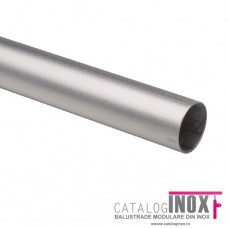 Teava inox satinat  Ø 42.4 x 2 x 6000 mm