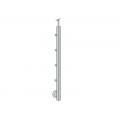 Montant inox AL904-12, prindere pe lateral treapta