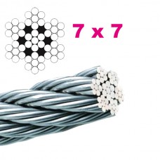 Cablu inox Ø5 mm A7905-m (Pret/m)